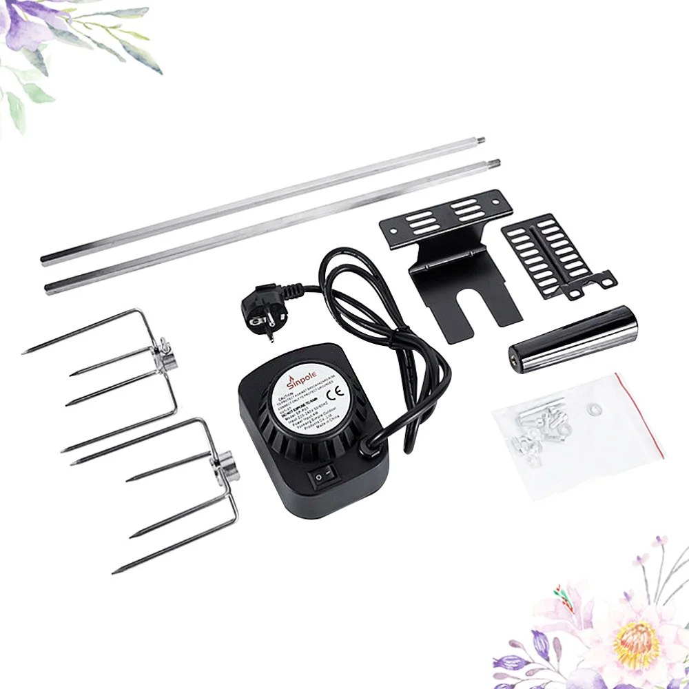 

Outdoor Automatic Overturn Grill Portable Barbecue Grill Stainless Steel Barbecue Machine with US Plug