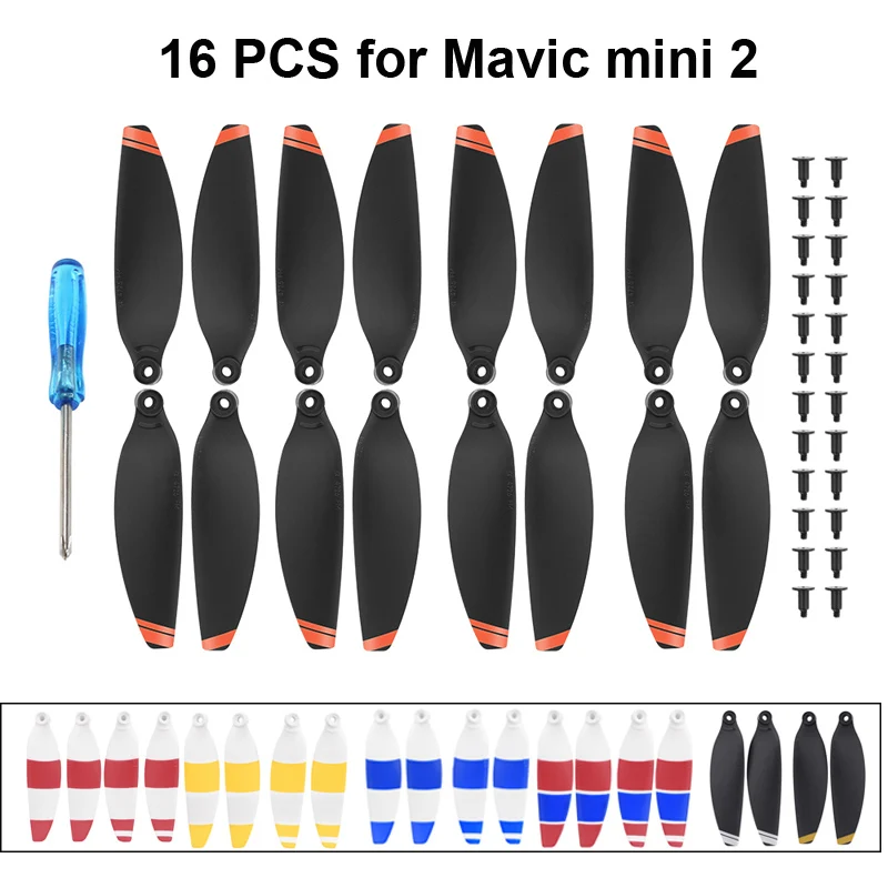 4 пары 4726 пропеллеров запасные части для дрона DJI Mini 2 светильник Mavic mini