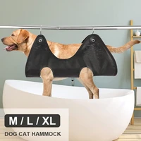 pet grooming hammock helper breathable hanging grooming harness bag dog cat restraint bags washing bathing nail trimming