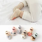 Милые детские носки нескользящие хлопковые носки с рисунком животных для малышей весенне-летние носки-тапочки для мальчиков и девочек