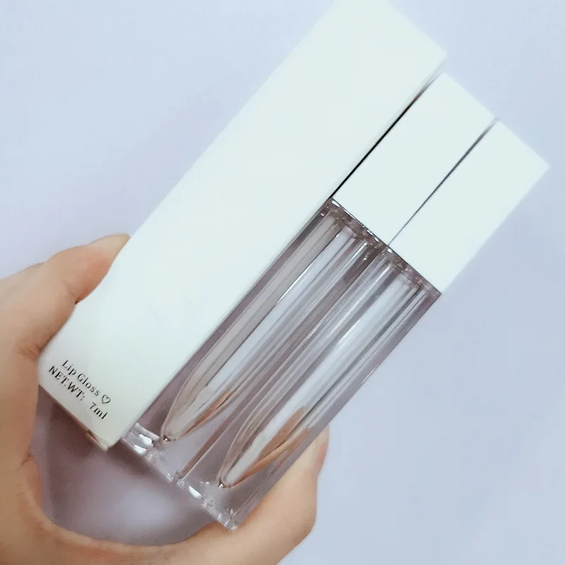 

7ml Round Lip Gloss Tube Empty DIY Clear Lip Blam Lipstick Refillable Sample Bottle Portable Travel Makeup Cosmetic Container