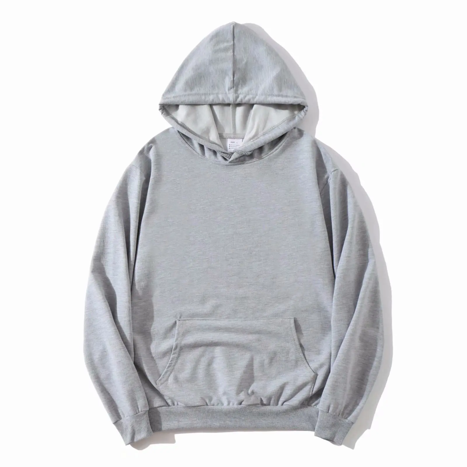 

Manufacturer's spring and autumn thin Terry sweater customized solid color loose sweater, work clothes, advertising shirt