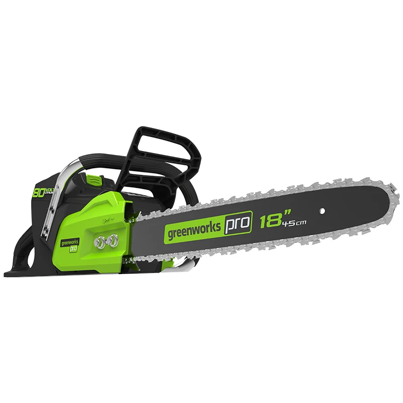 no battery GreenWorks Pro GCS80420 80V 18-дюймовые беспроводные бензопила в качестве станка с бензиновой мощностью цепная пила, 4Ah Li-Ion Батарея и Зарядное устройство входит в комплект - Цвет: no battery