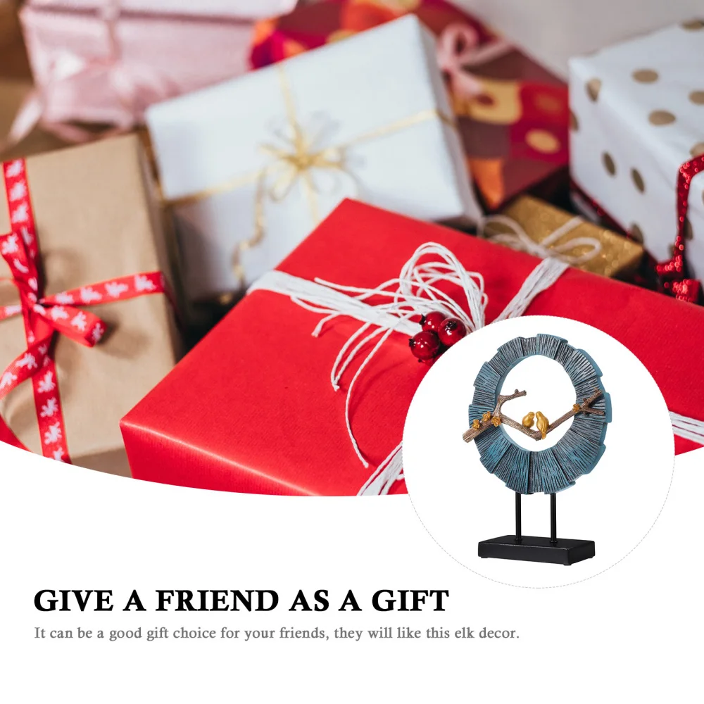 

Simulation Bird on the Branch Home Decoration Resin Desktop Adornments