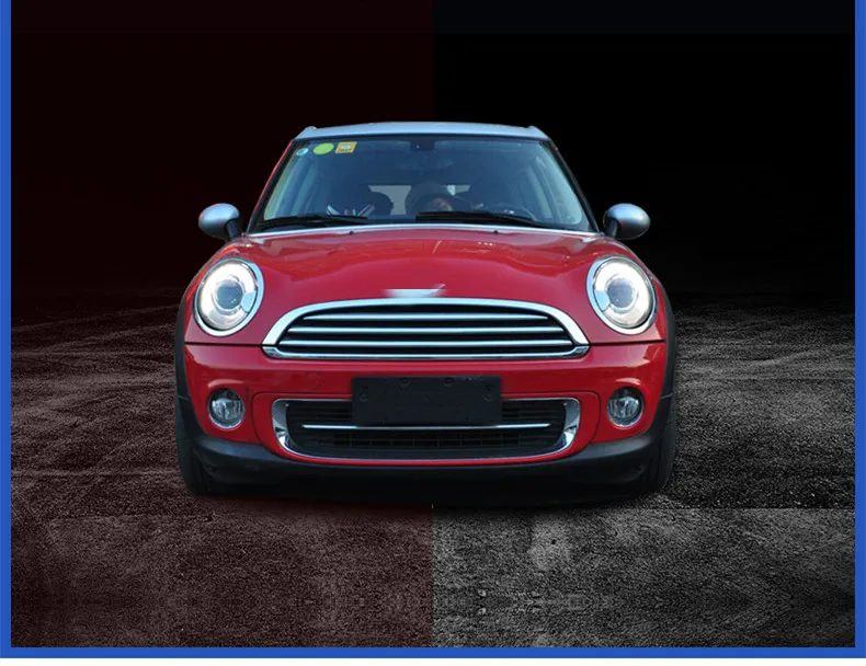 

Osmrk HID LED headlight assembly daytime running light with turn signal for MINI R56 2007-2013
