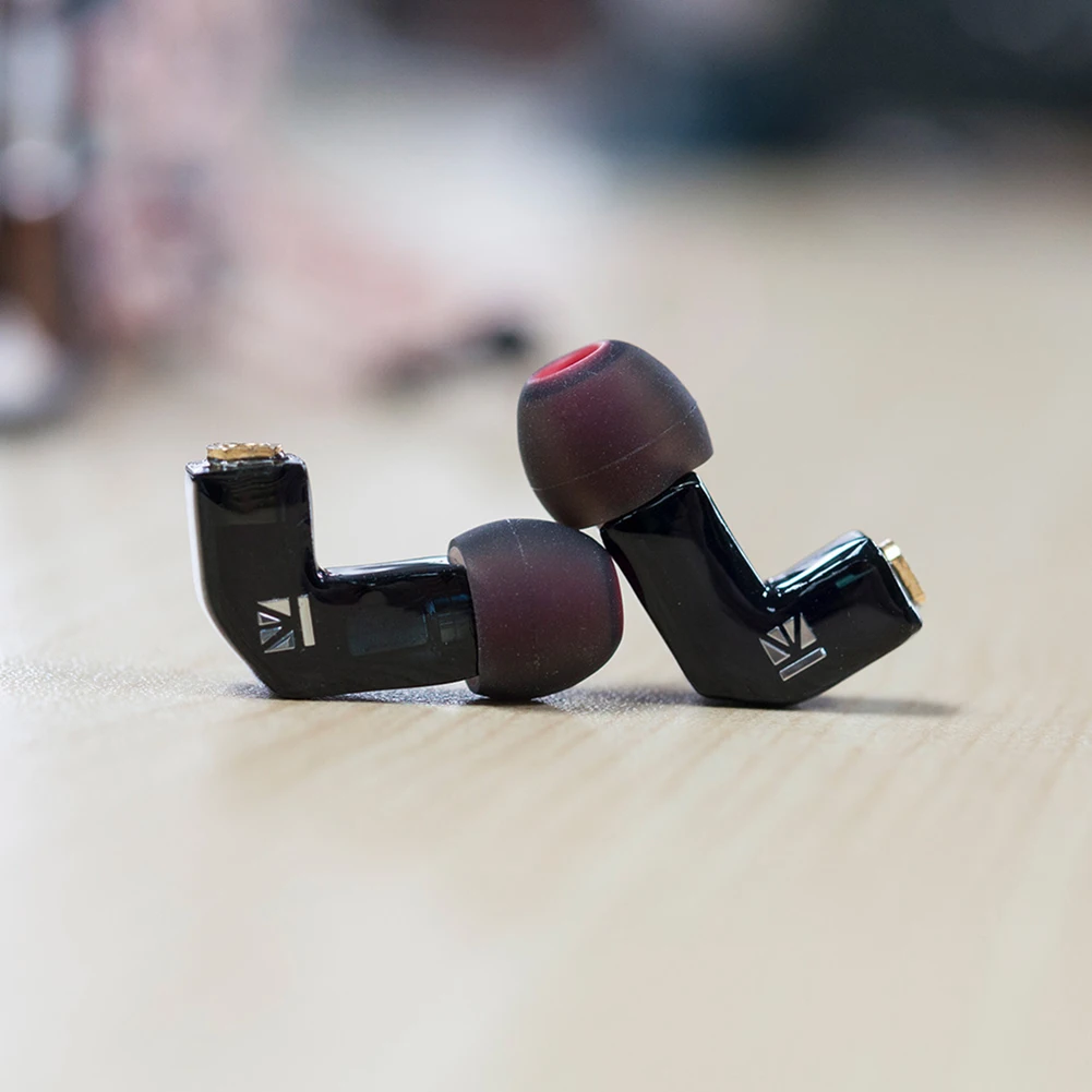KBEAR F1 Универсальные 3,5 мм Mmcx сбалансированные наушники с Hifi спортивной технологией для ноутбуков телефонов Mp3 Mp4 с микрофоном