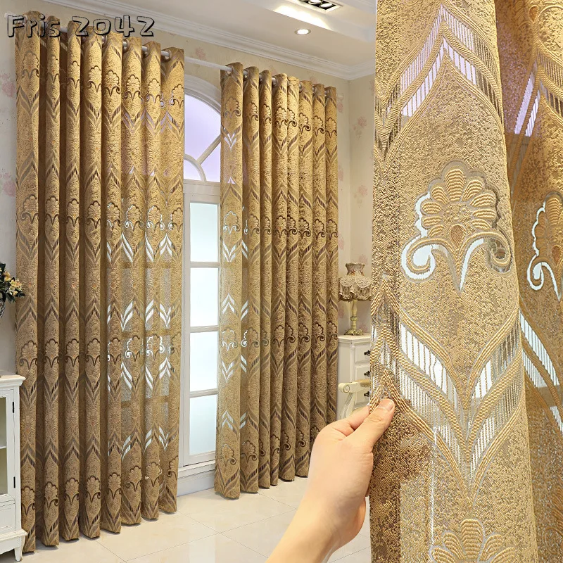 

Thickened Screens, Light-transmitting Curtains, Finished Custom Curtains for Living Dining Room Bedroom
