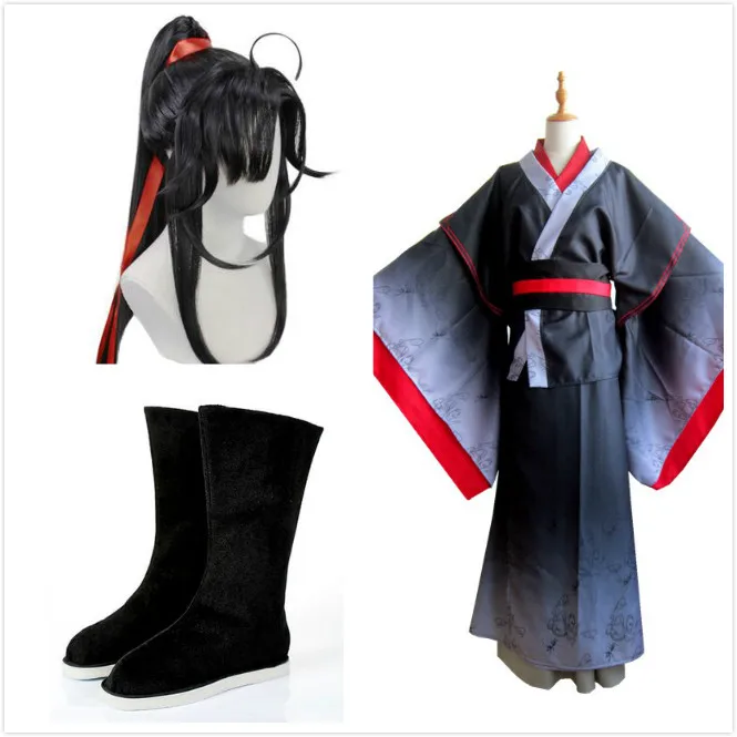 MEN Yiling патриарх Вэй Wuxian Косплей гроссмейстер демонического культивирования костюм Mo Xuanyu Mo Dao Zu Shi костюм - Цвет: MEN