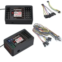 dumborc 2 4g 6ch x6dcg receiver gyro led strip light control board module set for 110 18 rc car night x6 x4 transmitter