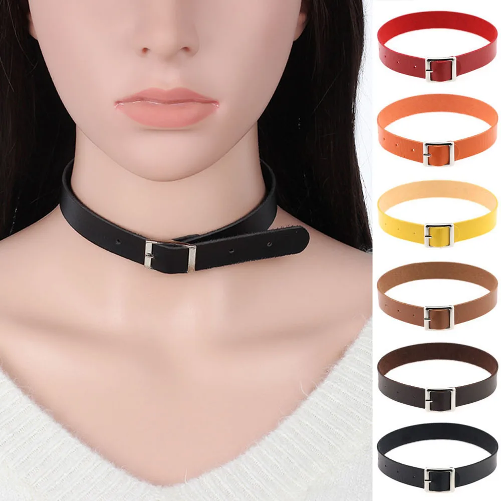 Хорошее качество Harajuku пояс воротник модный любовь сердце замок чокер из