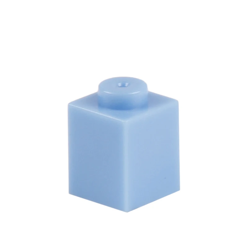 Sky blue 200pcs Мпц Творческий кирпича 1x1 300" сделай сам" Азов просветить строительные блоки покупательских тележек, оптом, наборы для ухода за кожей Совместимость Собирает Частицы Игрушки для детей - Цвет: Sky blue 200pcs