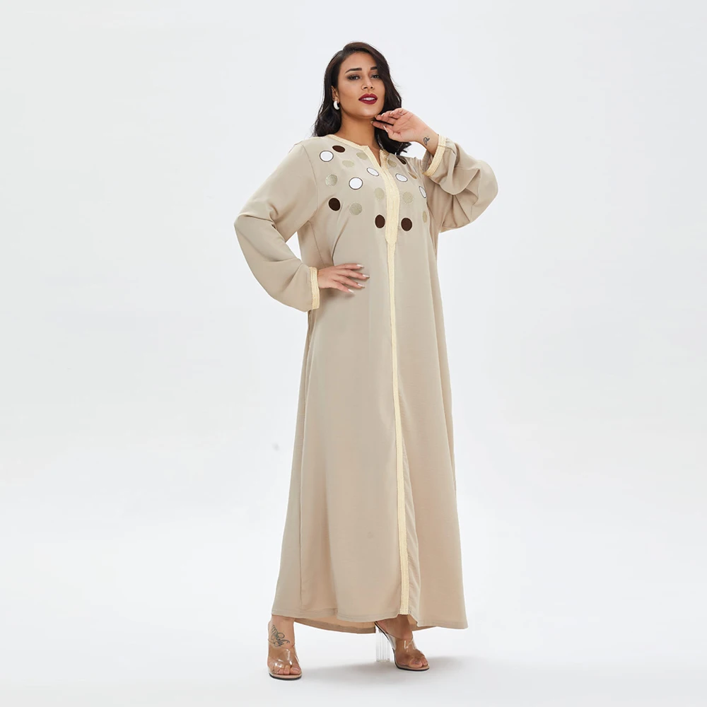 

Dresses For Muslim Fashion Women Ramadan Eid Abaya Dubai Turkey Long Dress Islam Clothing Vestido De Mujer Robe Longue Femme