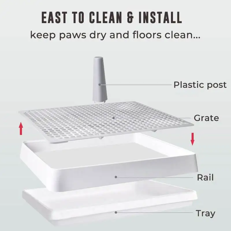 Портативный туалет для дрессировки собак комнатный Маковый горшок маленьких