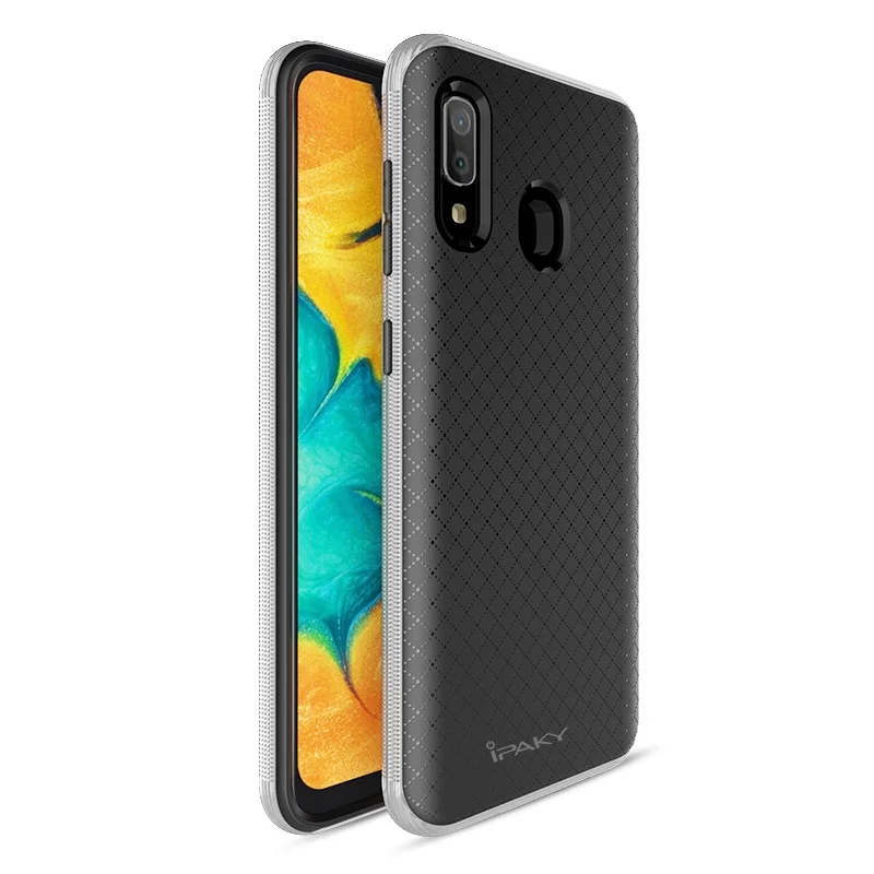 Silver Для Redmi Note 7 Чехол IPAKY PC бампер силиконовый мягкий 2 в 1 Гибридный Note 7S противоударный бронированный чехол для Xiaomi Redmi Note 7 Pro Чехол - Цвет: Silver
