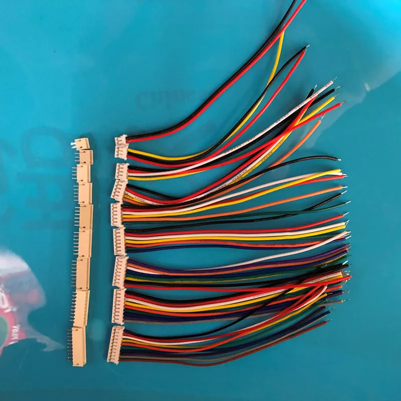10 комплектов Миниатюрный разъем Micro ZH1.5MM 2/3/4/5/6/7/8/9/10 Pin JST с длиной 100 мм кабели