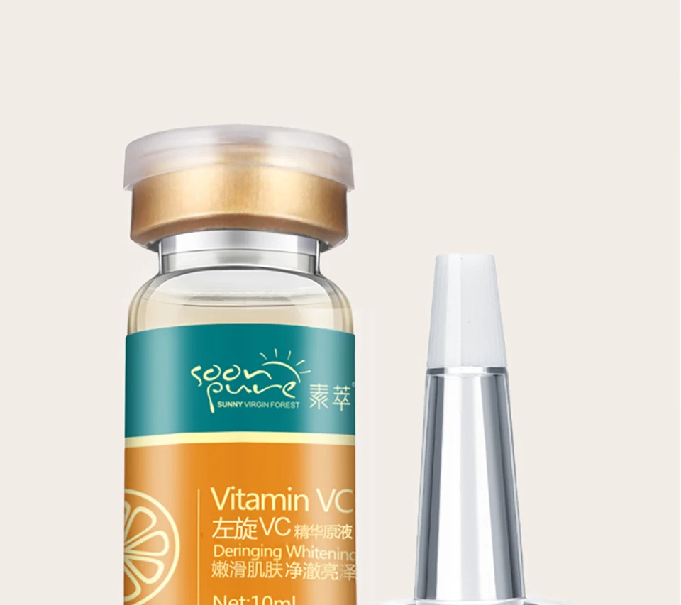 Крем для макияжа soonpure витамин C сыворотка с гиалуроновой кислотой& Vit E-натуральная и Органическая формула против морщин для лица-темный круг