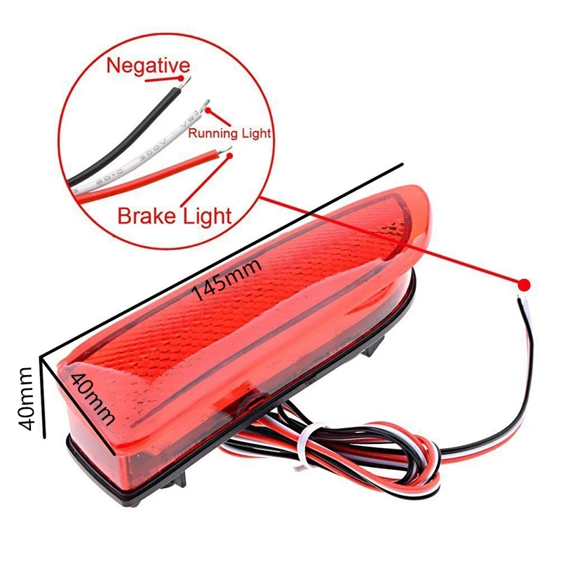 Автомобильный светодиодный стоп-сигнал хвост светильник заднего датчика