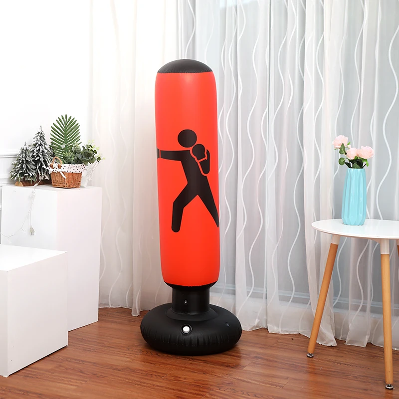 160 см боксерский Пробивной мешок надувной тумблер Муай Тай тренировочный сброс