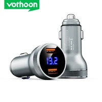 vothoon 36w usb car charger for xiaomi samsung s20 qc 4 0 3 0 type c pd car charger for iphone 12 xs 8 pd charger