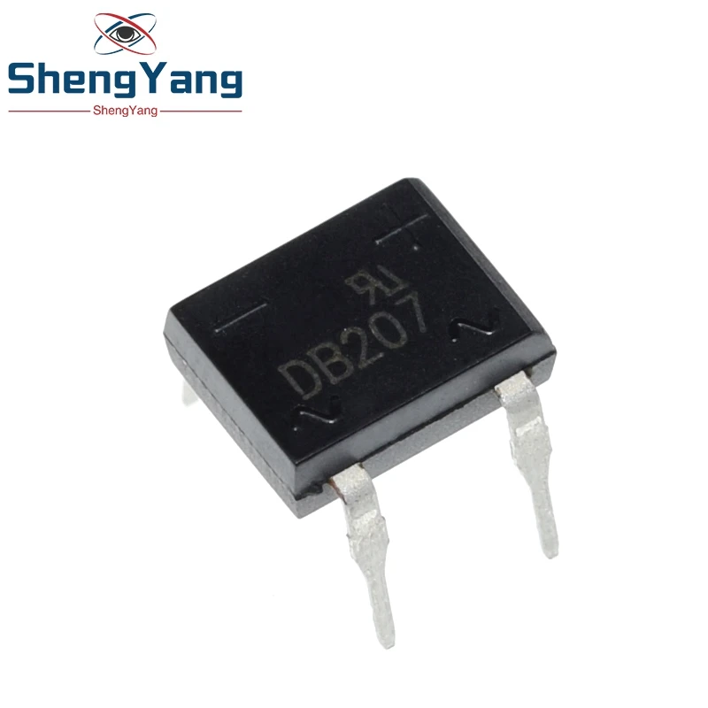 10 шт./лот диодный мост retifica DB207 DIP 4 DB207S DIP4 2A 1000V питания модуль диодного выпрямителя