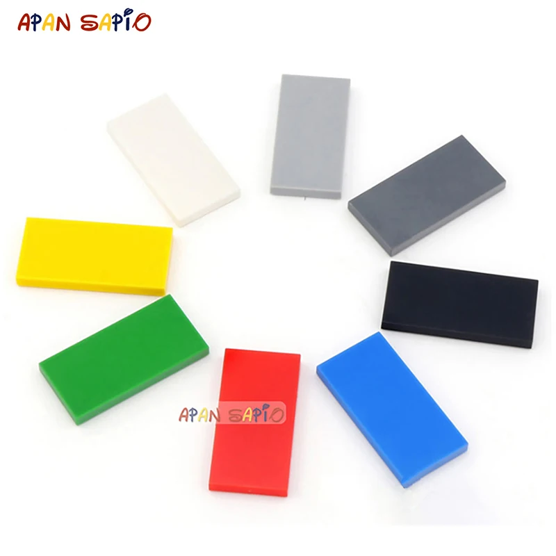 

400pcs Smooth 2x4 DIY Building Blocks Figures Bricks Educational Creative Plastic Toys for Children Size Compatible With 87079