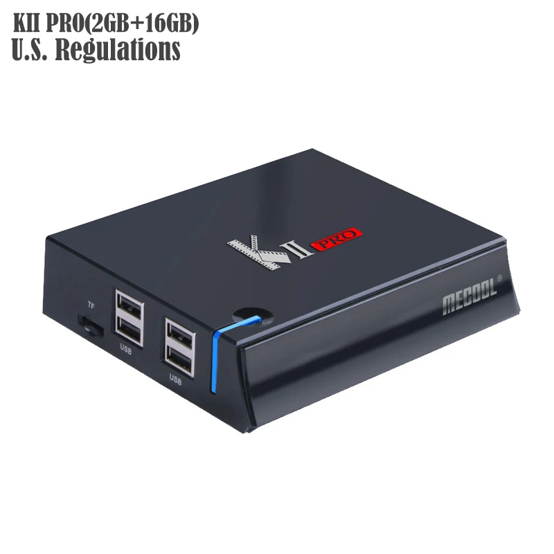 MECOOL KII Pro DVB T2+ S2 Android 7,1 Smart tv Box S905D четырехъядерный 2 Гб 16 Гб 4K медиаплеер 2,4G+ 5G двойной Wifi BT4.0 KI KII PRO - Цвет: KII Pro US Plug