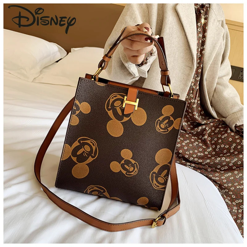 

Disney Fashion Trend Mickey Ladies One-shoulder Messenger Bag Luxury Ladies HandbagHigh-quality Large-capacity Multi-function