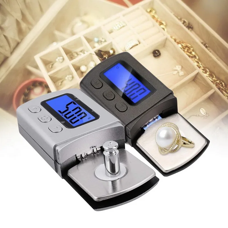 

Portable High Precise Pocket Electronic Scale Mini Jewelry Gold Powder Weigh Scale Accurate Gram Scale Pocket Scale 1Pcs