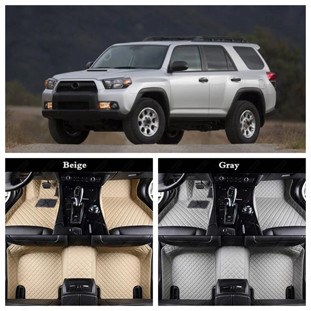 Всесезонные автомобильные коврики для Toyota Corolla Camry Land Cruiser RAV4 4runner Prado Tacoma кожаные