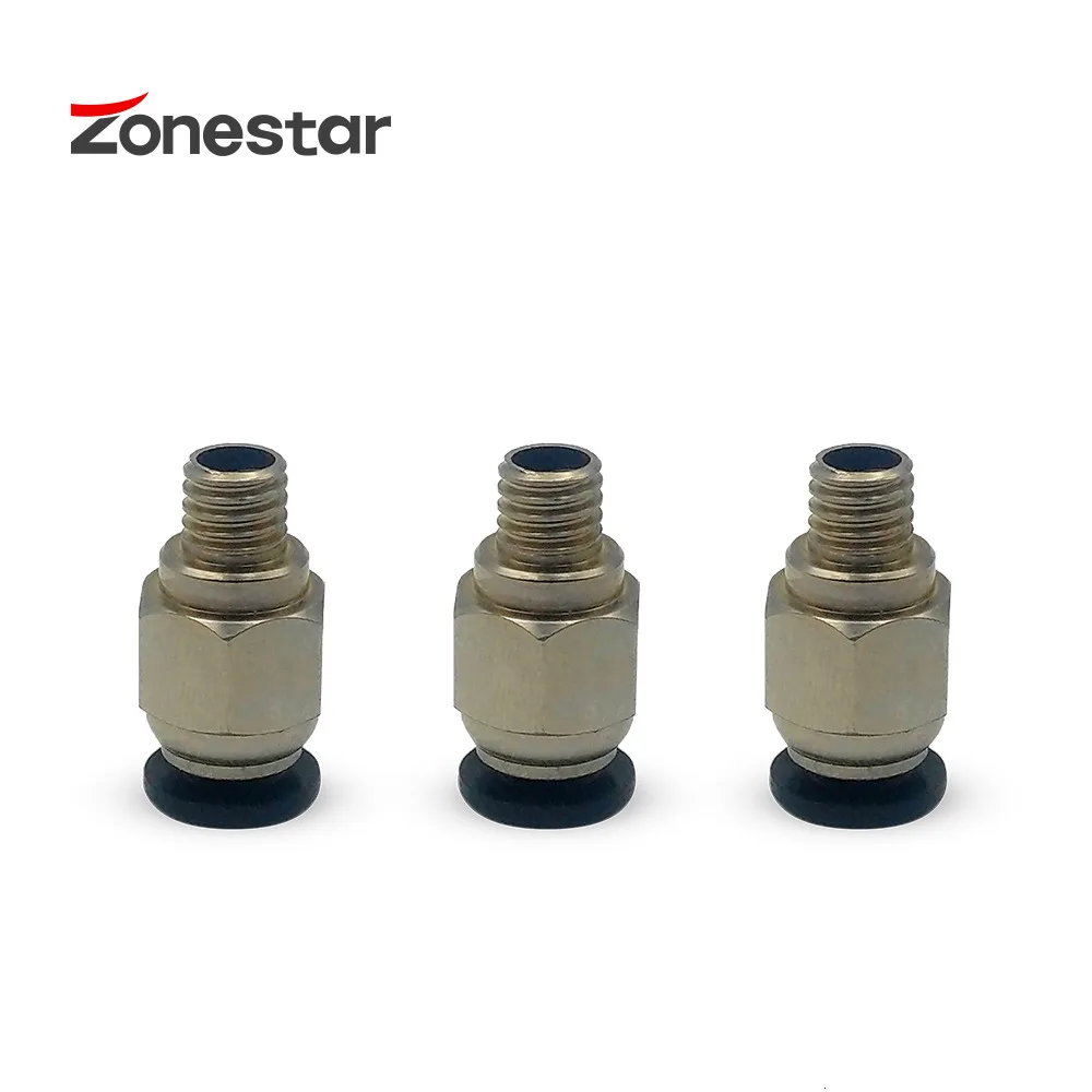 5 шт./лот ZONESTAR PC4-M6 3d принтер J-head пневматические разъемы PTFE трубки быстрая пара фитингов Reprap Hotend