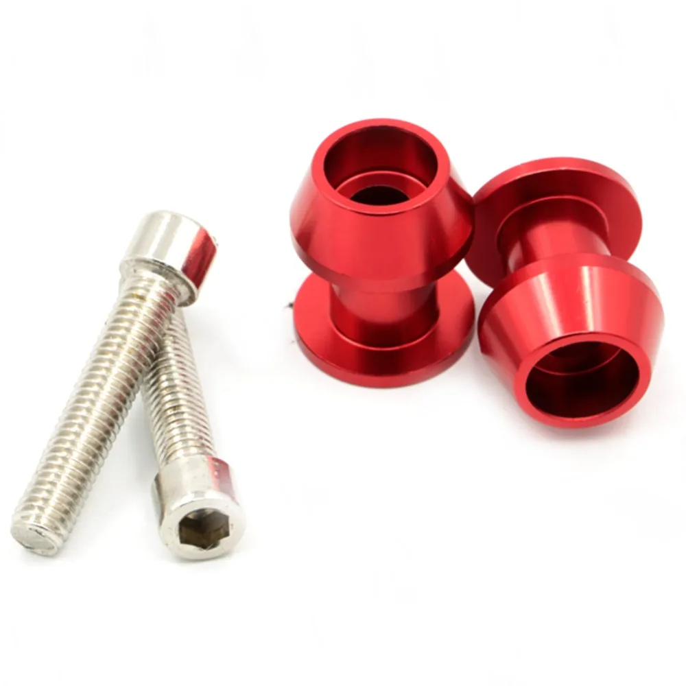 2 шт. 8 мм Мотоцикл CNC Swingarm катушки Слайдеры для Suzuki GSX R GSXR 600 750 1000 K1 K2 K3 K4 K5 K6 K7 K8 K9 K10