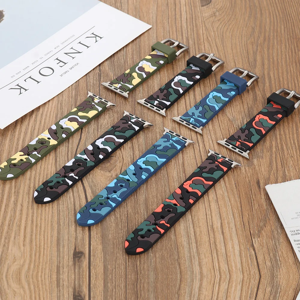 Мягкий силиконовый сменный спортивный ремешок для 38 мм Apple Watch Series1 2 3 4 5 42 на
