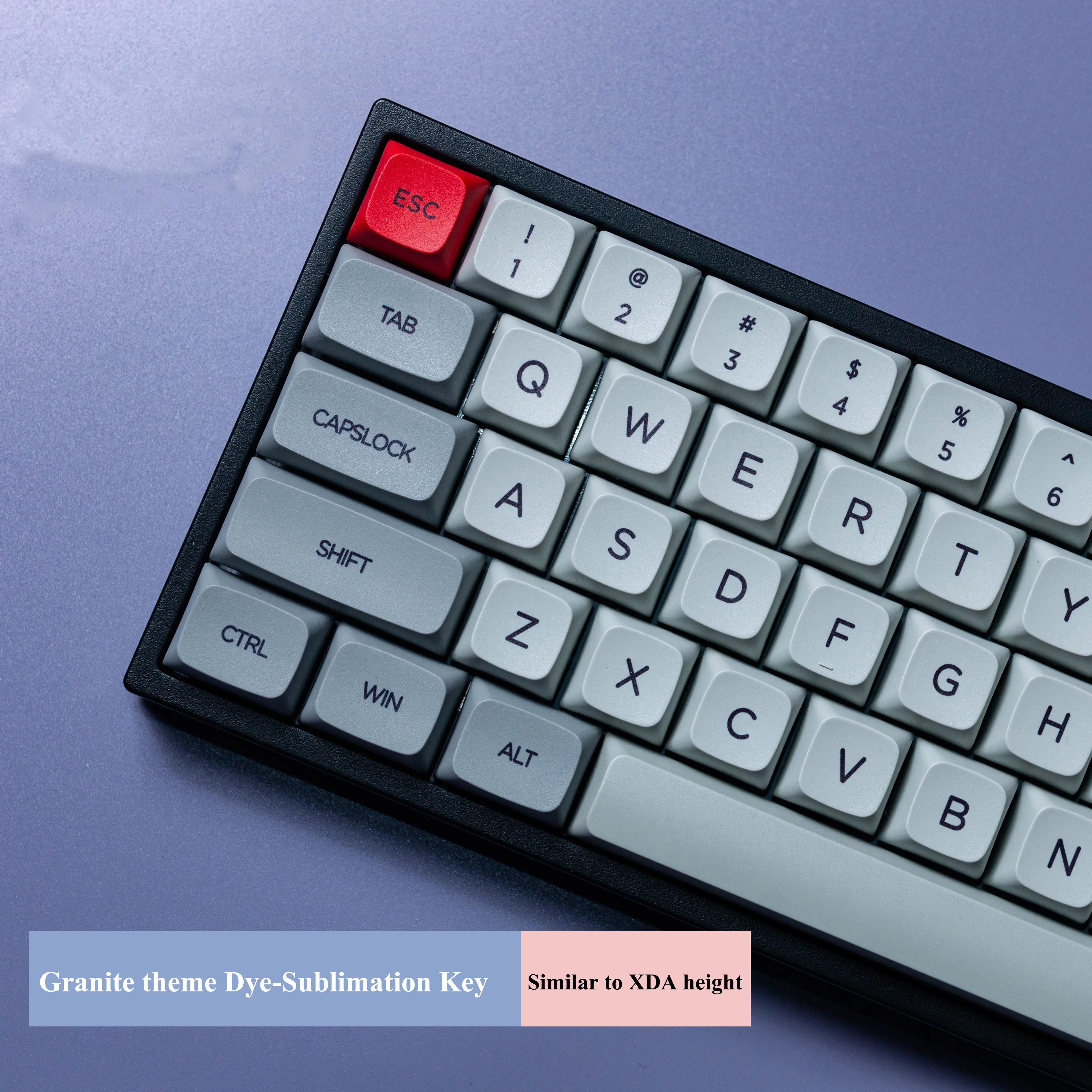 

Milestone granite keyboard cap PBT dye sublimation keycaps for IKBC FILCO