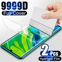 9999d hydrogel film for xiaomi redmi note 10 9s 9 8 7 pro 9a 8a note 10 pro screen protector mi 10t 9t poco x3 m3 pro not glass