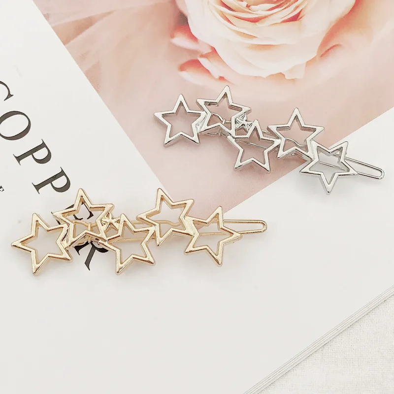 Новинка 2019 женские винтажные золотистые шпильки для волос из сплава милые