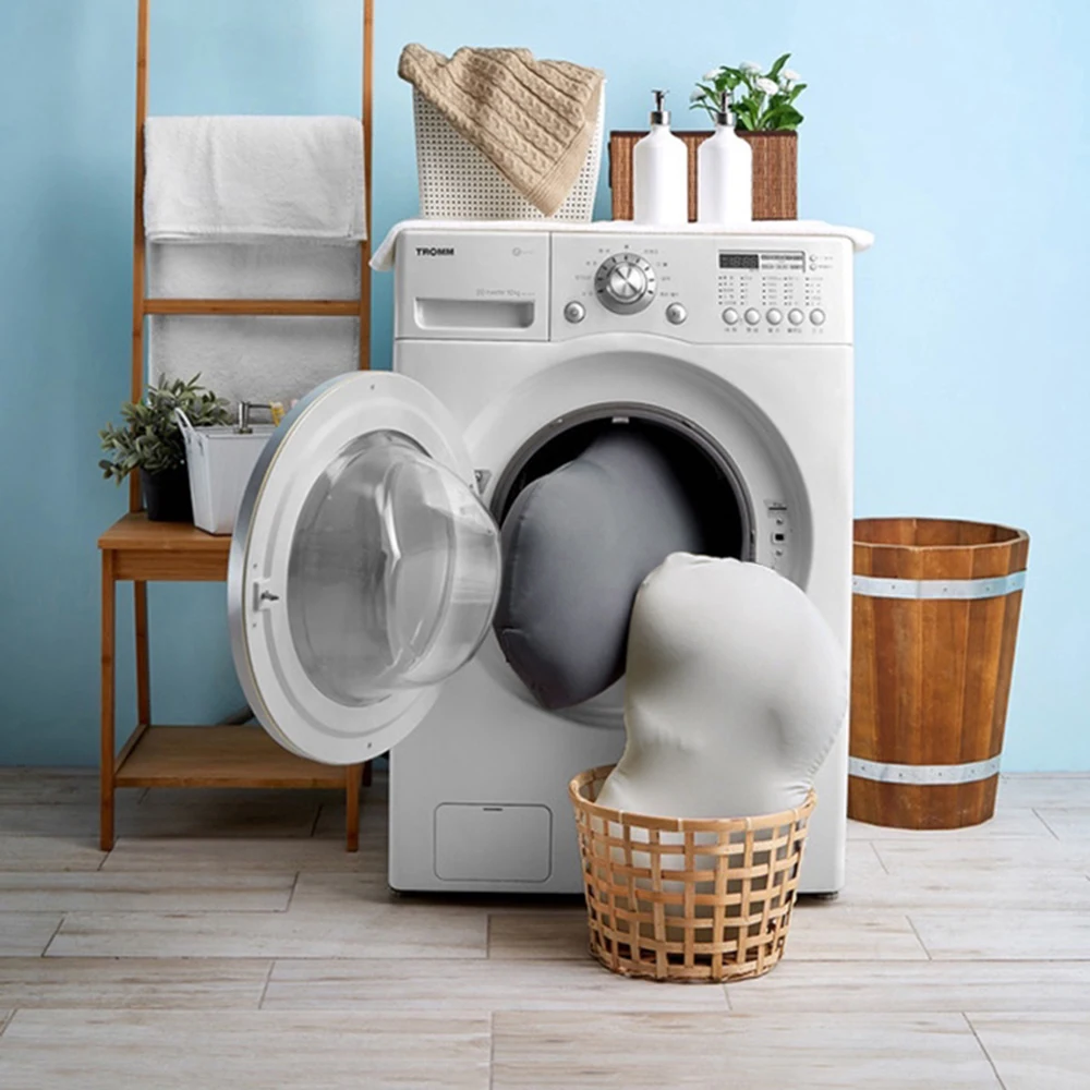 3D подушка привыкание эргономичная моющаяся для шеи путешествий сна с микро