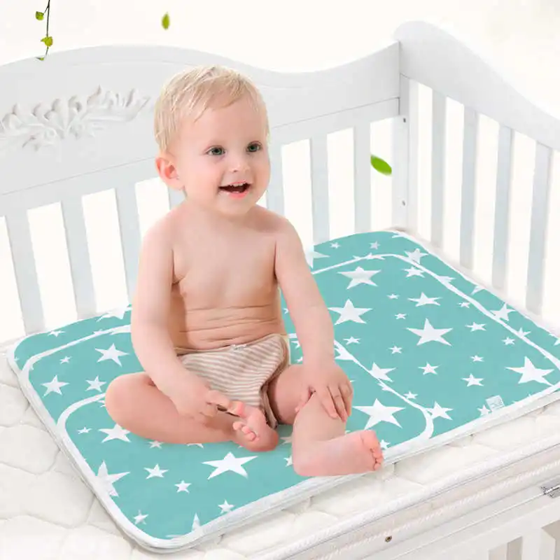 

Reusable Diaper Baby Mats Cover Baby Diaper Mattress Diaper for Newborn Cotten Waterproof Pats Flool Play Mat