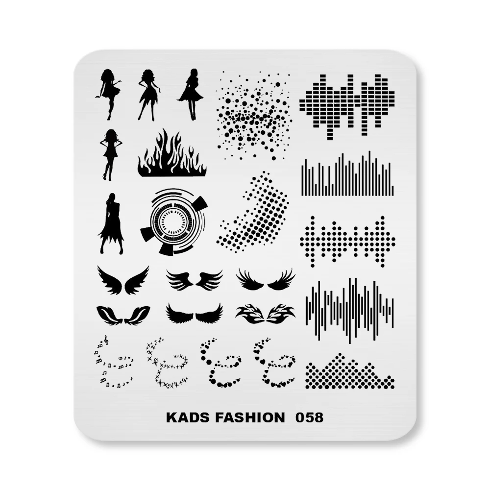 1 шт. трафареты для штампов дизайна ногтей | Красота и здоровье