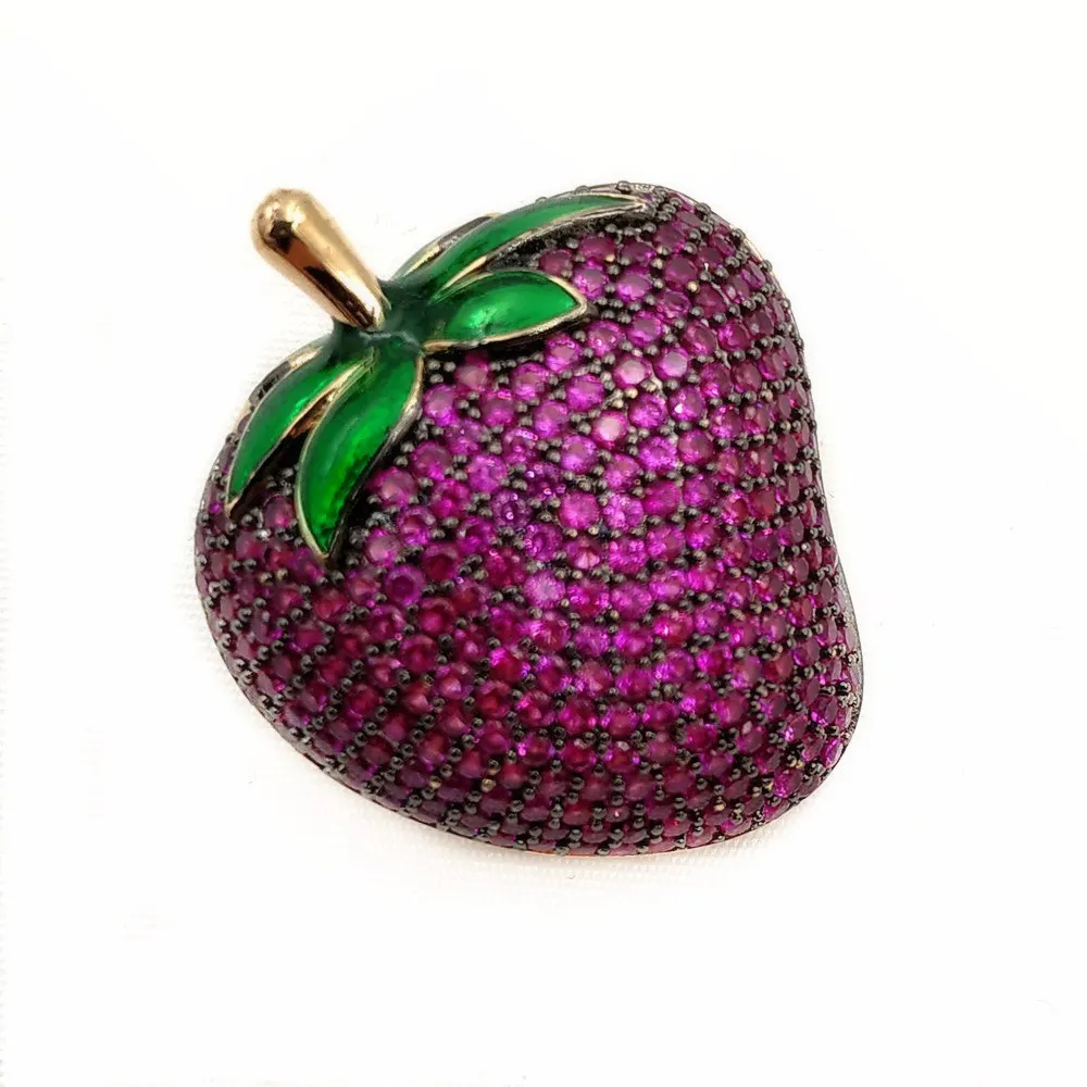 Восхитительная полная микрозакрепка фианита Милая блестящая золотая булавка с