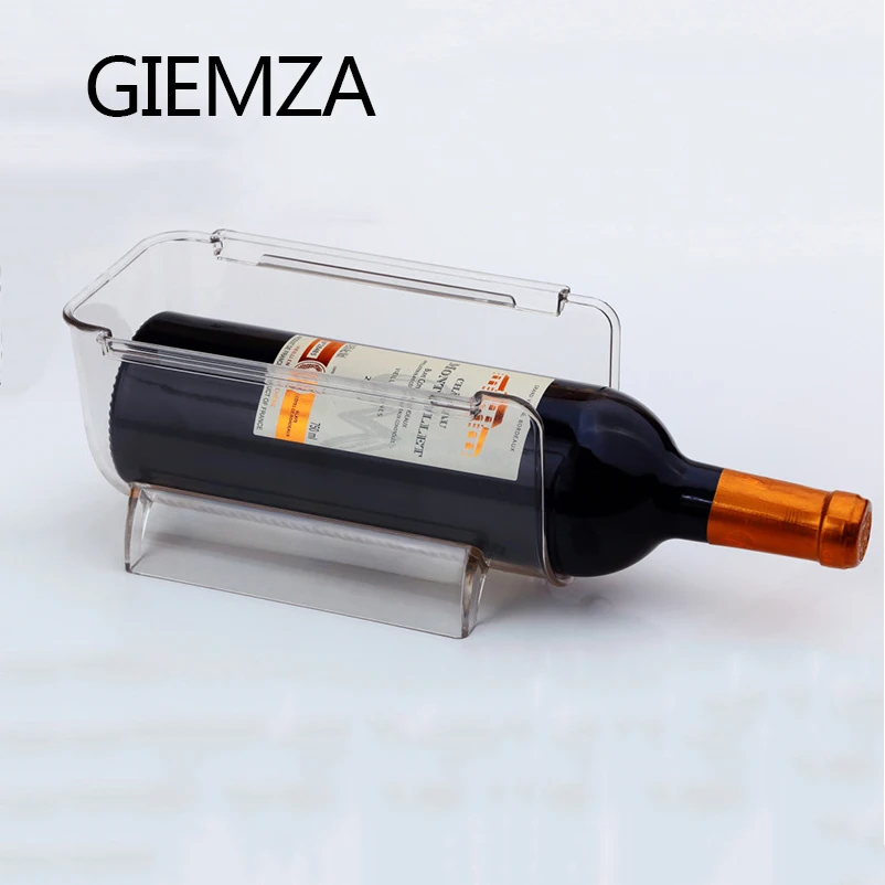 

Держатель для винных бутылок GIEMZA, стойка для очков, акриловые штабелируемые банки для хранения, классификация аксессуаров для пива