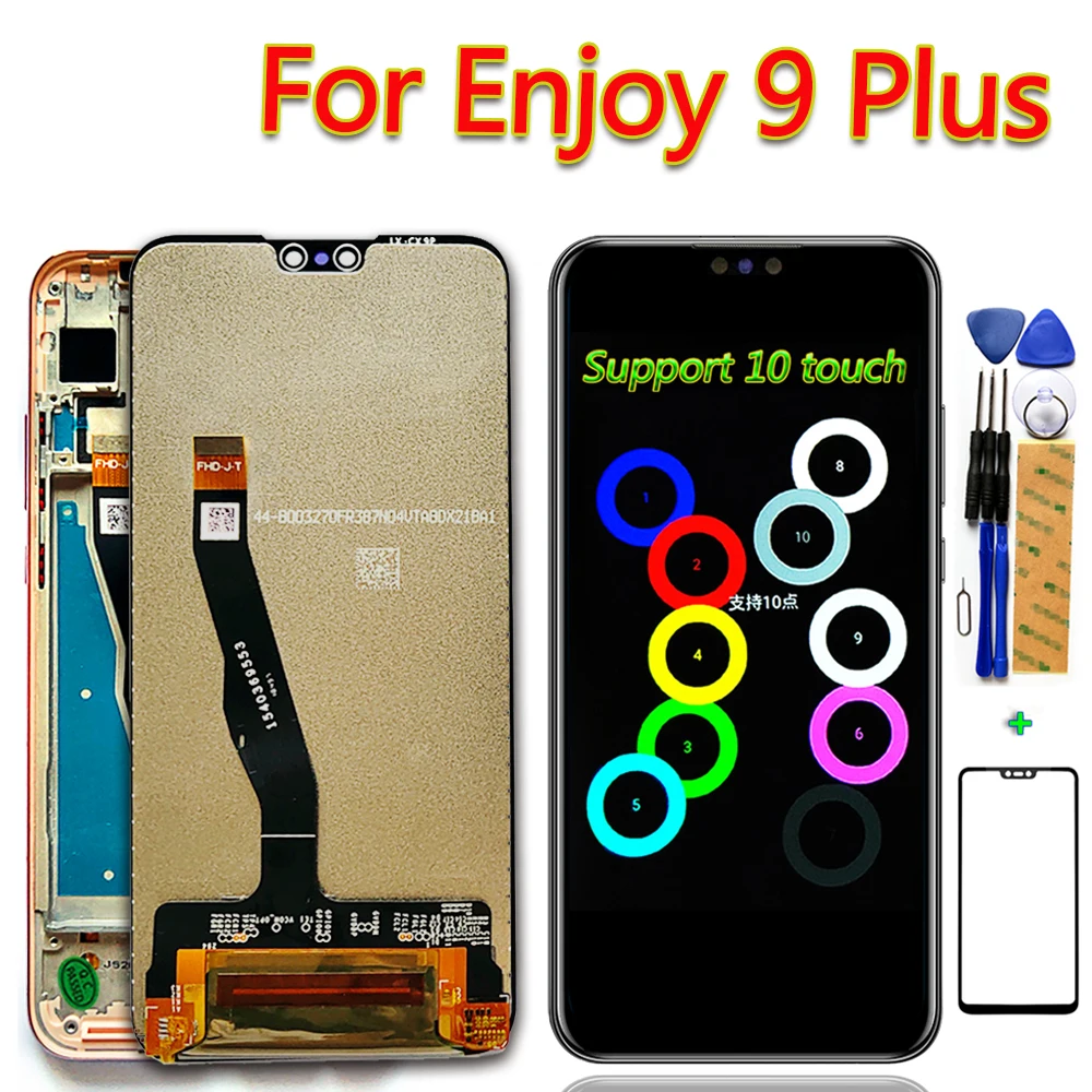 6 5 ''для Huawei Y9 2019 ЖК дисплей сенсорный экран дигитайзер сборка Enjoy 9 Plus