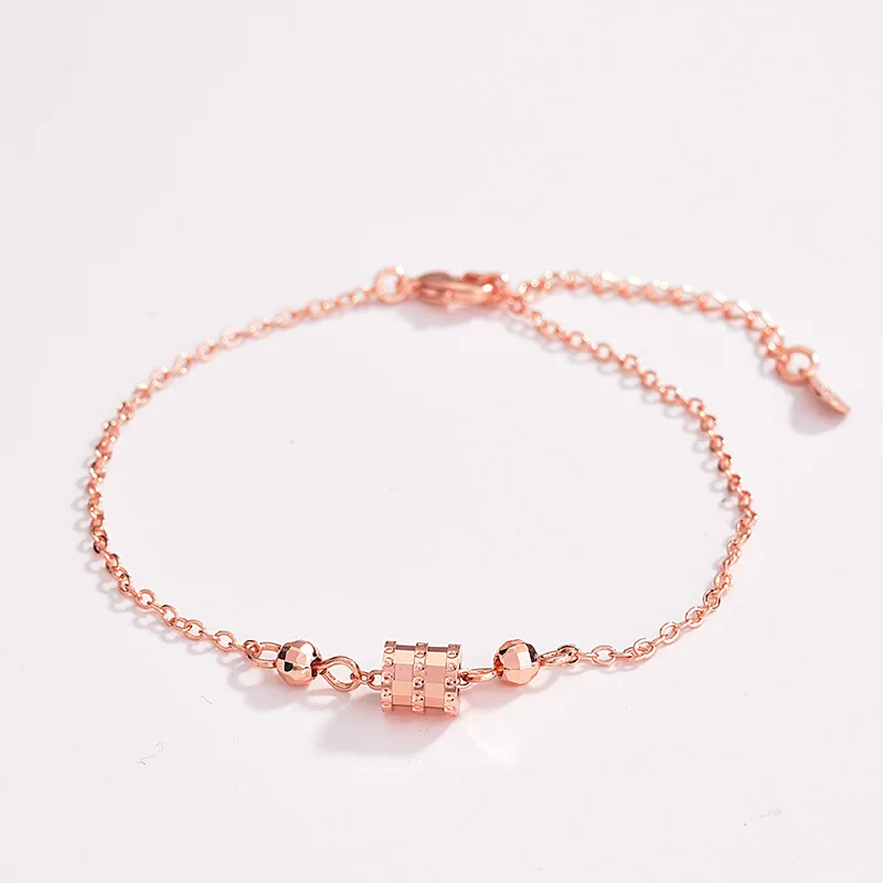 Браслет из розового золота 14 к, модный браслет Pulseras Plata Ley 925 Mujer Bizuteria, Свадебный 14 K, драгоценный камень, топаз, ювелирные изделия, браслет для женщин пандора шармы серебро 925 серебряный бра