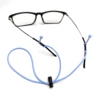 Регулируемый ремешок для очков, солнцезащитные очки, без металлического силикона, веревочный ремешок для защиты от лостеров