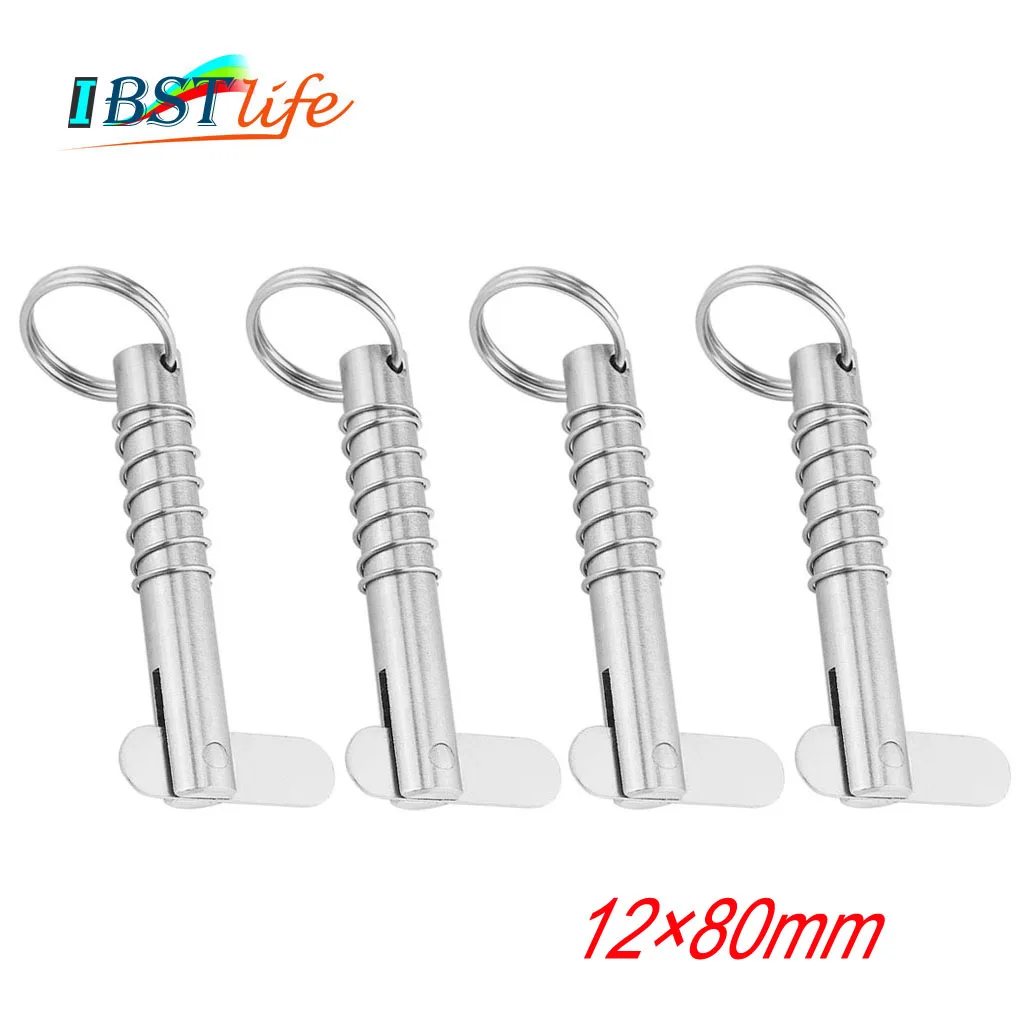 

4 шт., быстроразъемные штифты из нержавеющей стали 316, M12 * 80