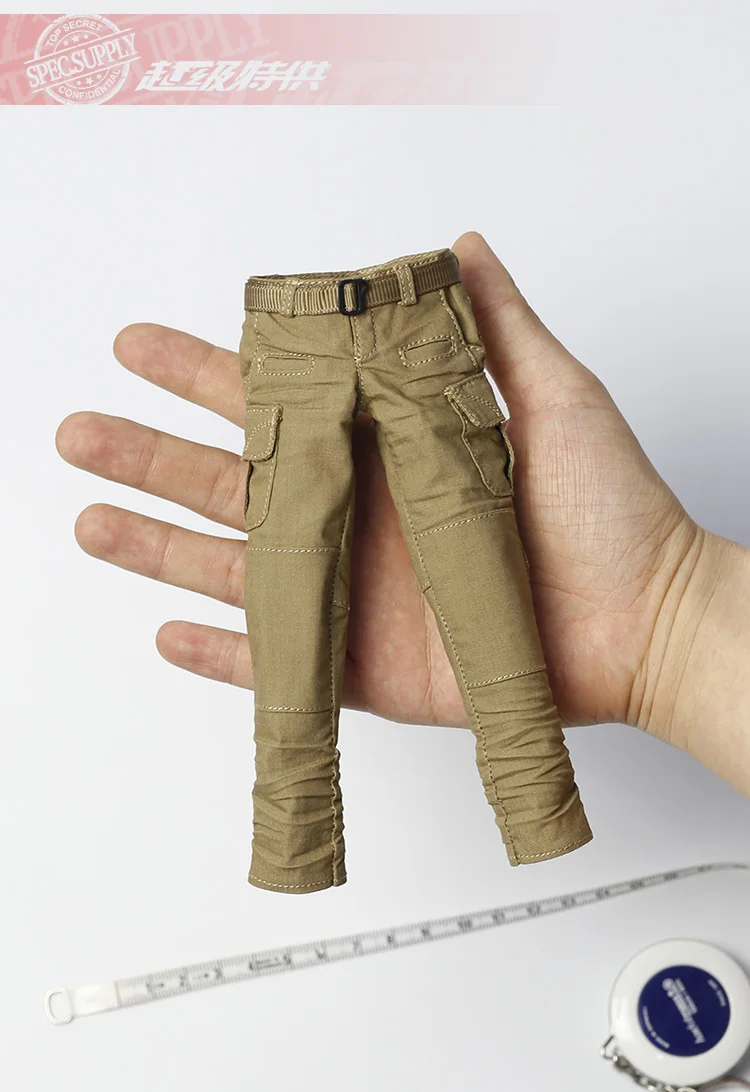 

1/6 Female Figure Model Accessories Military Tactical Jacket Tops Multi-Pocket Tactical Pants Clothes For 12 Inch Doll Body
