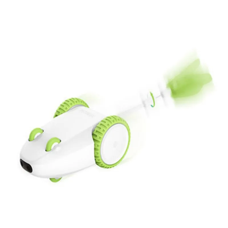 

Pet Electric Toy Smart Machine Electric Luminous Simulation Mouse Pet Cat Toys Automatic USB Charging Green