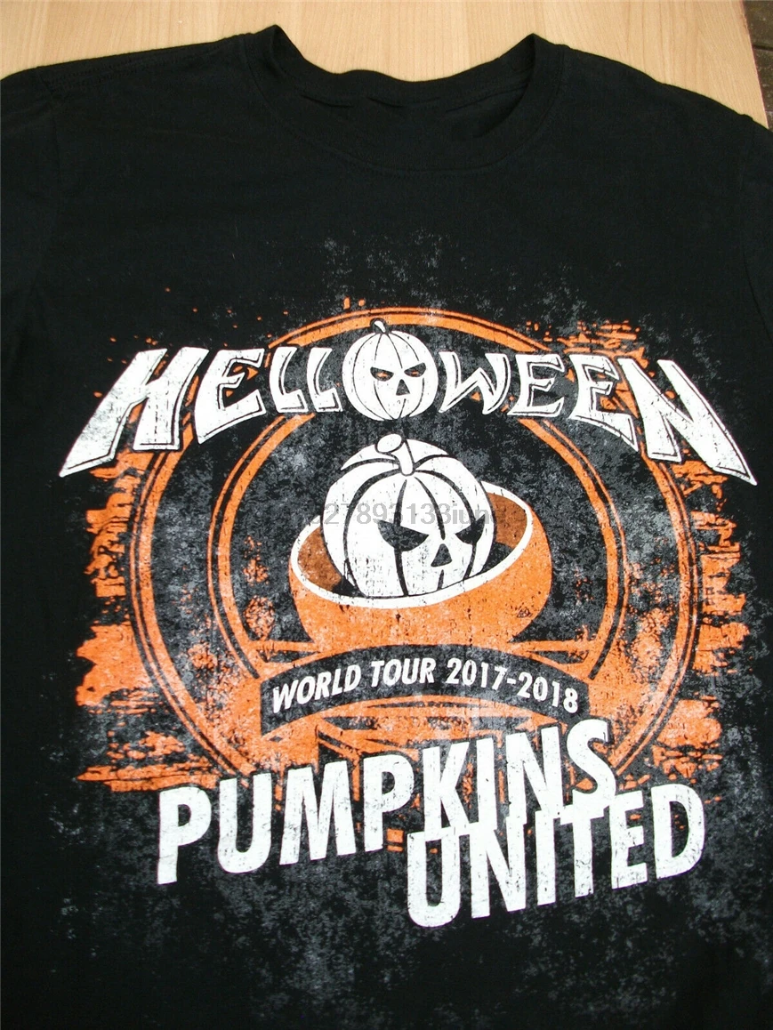 

Helloween Pumpkins United World Tour T Shirt Band Live In Concert Gr&ouml&szlige M Hemd Fashion Tee Shirt