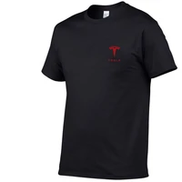 2021 Summer hot sale brand tesla men 100  cotton t-shirt Men Casual Tesla Shirts Short-sleeve Men Cotton Soft short Shirts