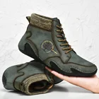 Мужские лоферы, легкие кожаные туфли, модная повседневная теплая зимняя обувь, Мокасины, размер 48