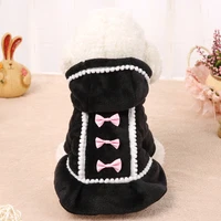 winter warm dog clothes for small dogs soft fleece pet cat clothing coat jacket puppy outfits french bulldog chihuahua hoodies